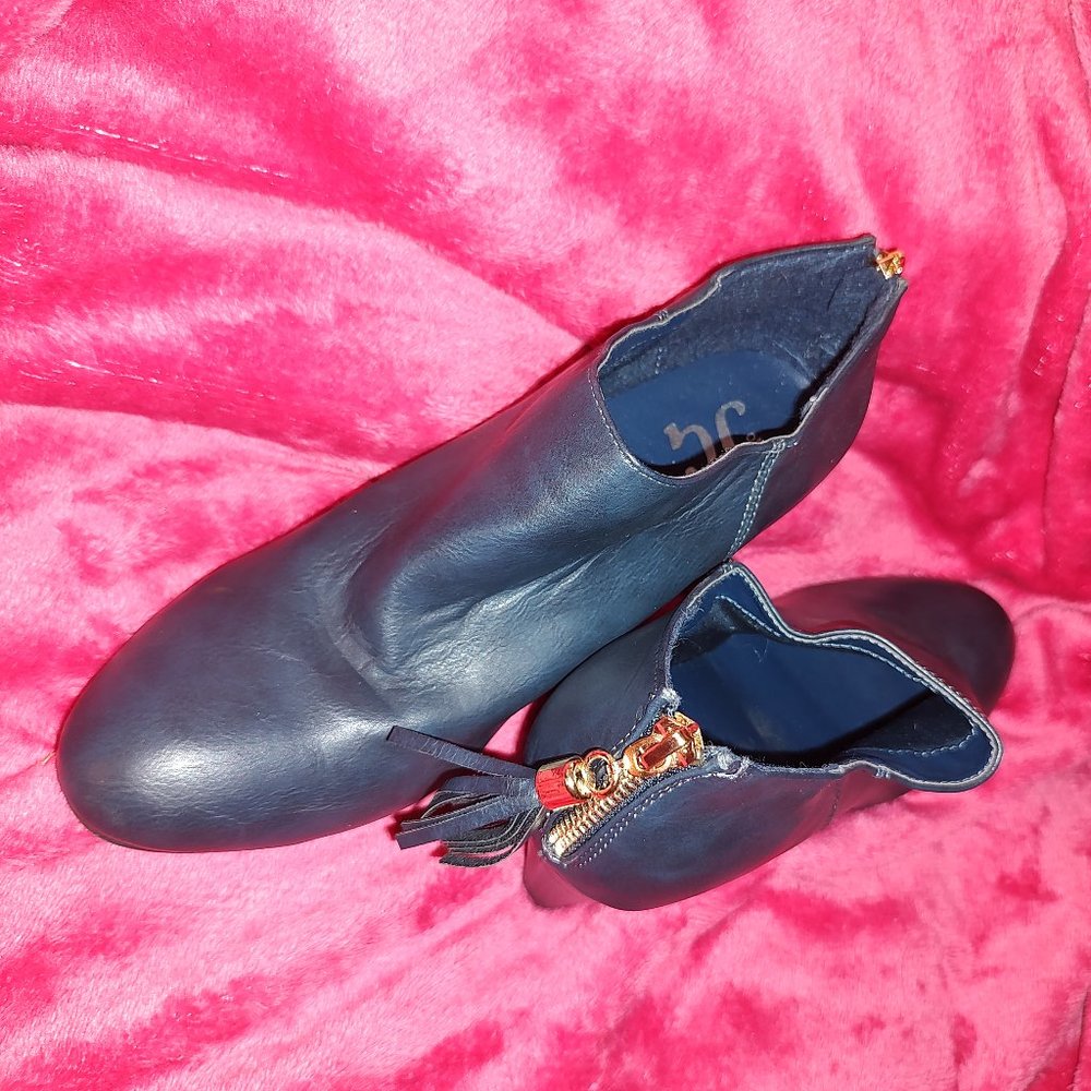JG Navy Ankle Boots